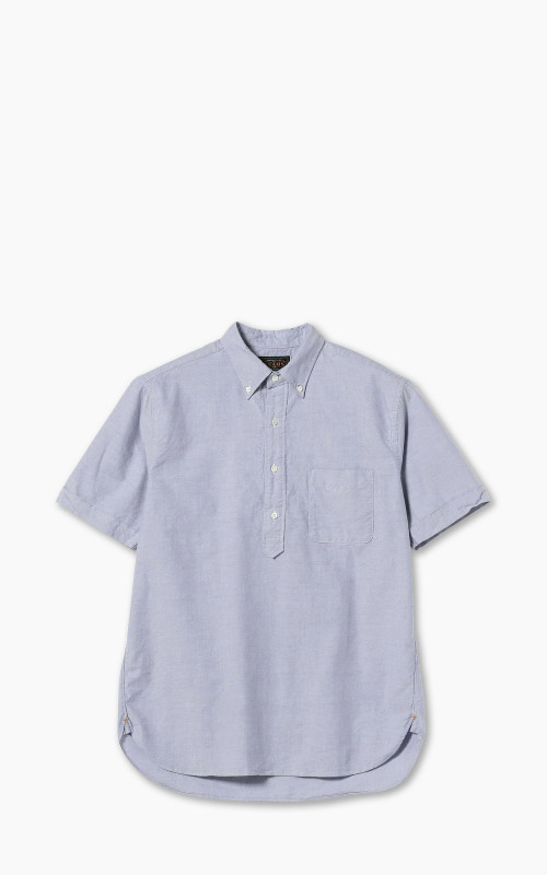 Beams Plus Oxford Pullover Button Down Shirt Sax