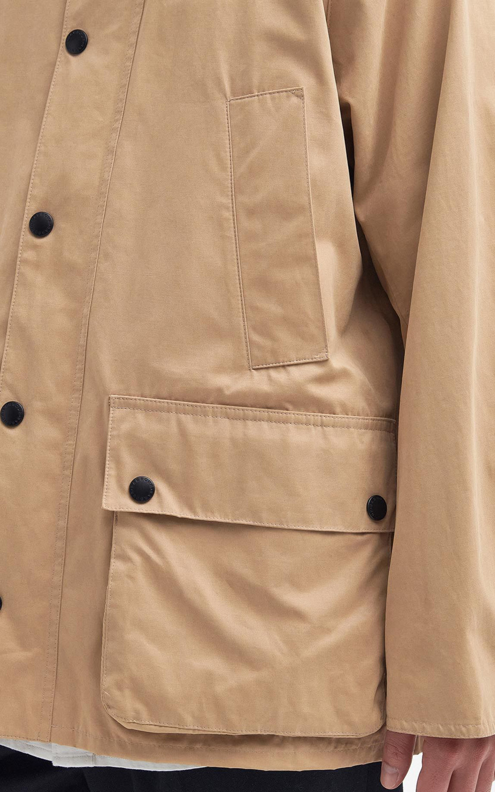 Barbour Peached Oversized Bedale Casual Jacket Stone | Cultizm Barbour Peached Oversized Bedale Casual Jacket Stone | Cultizm