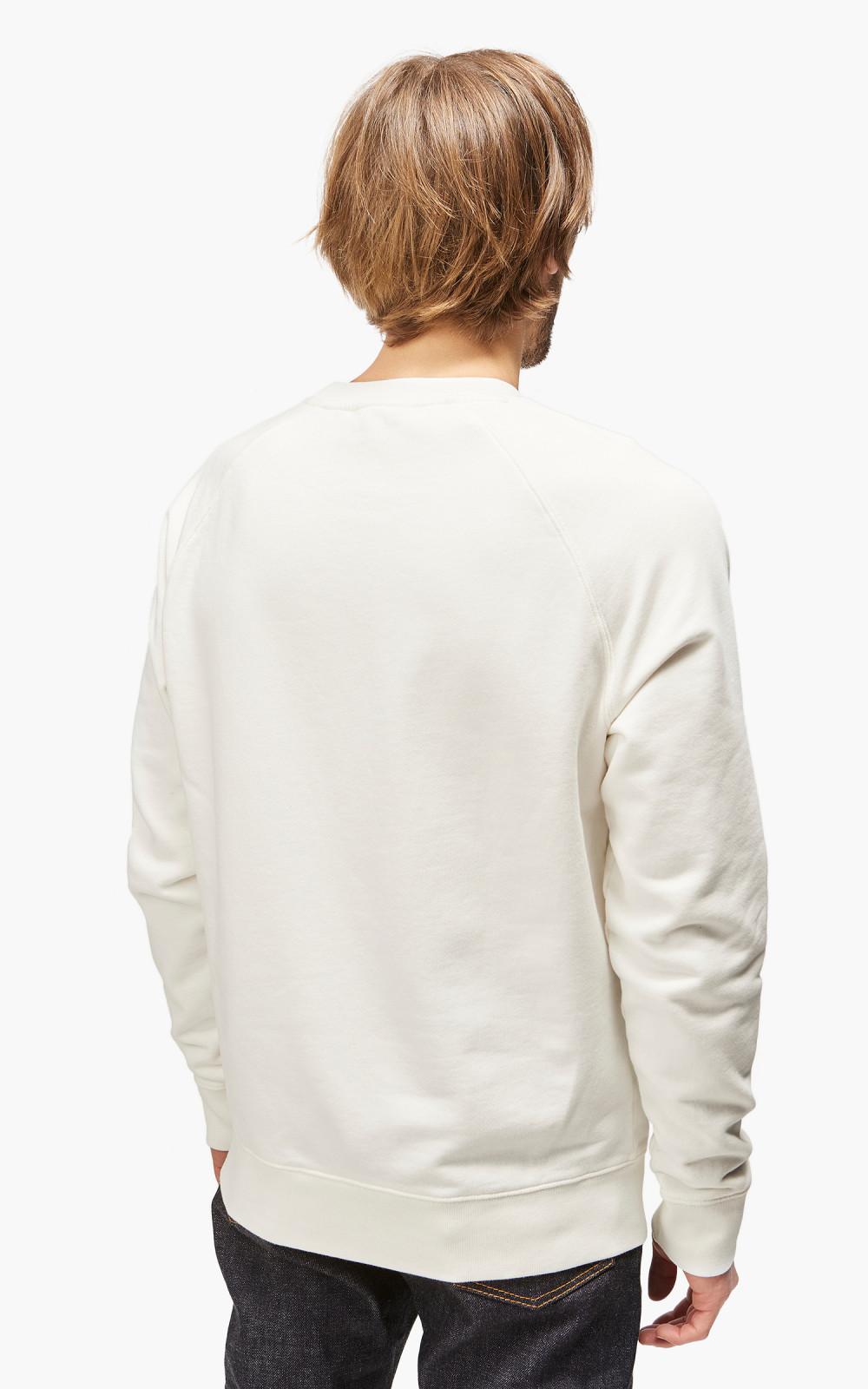 Maison Kitsuné Handwriting Clean Sweatshirt Ecru | Cultizm