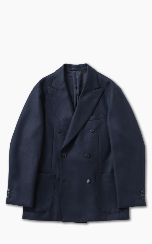 Kaptain Sunshine Double Breasted Jacket Navy