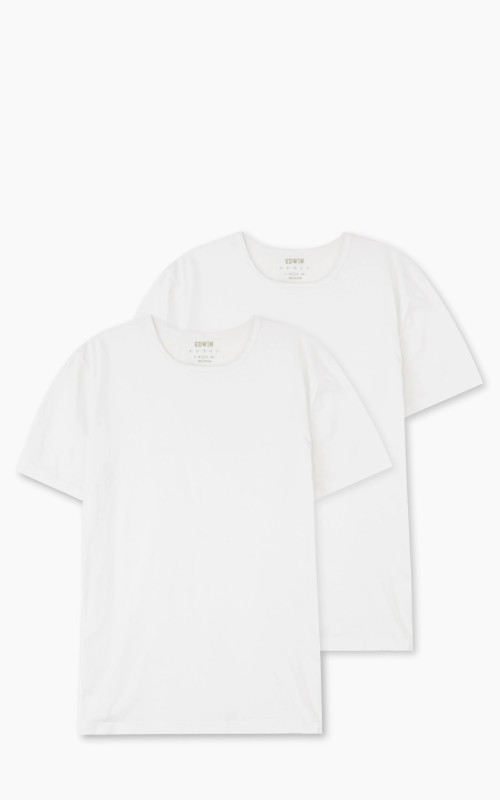 Edwin 2-Pack Tee White