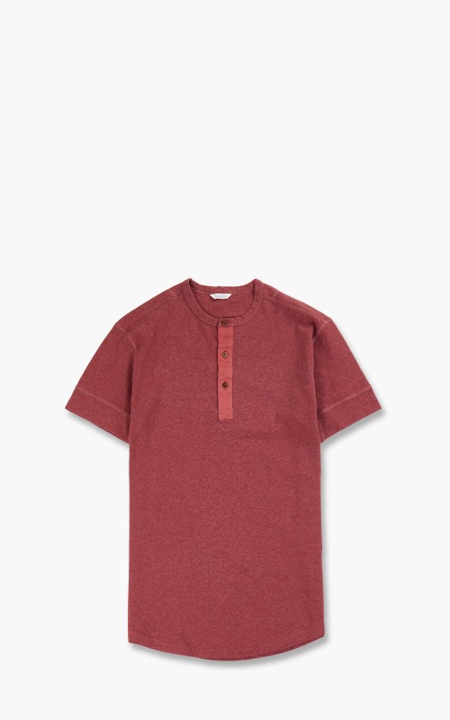 Pike Brothers 1927 Henley Short Sleeve Granate Red