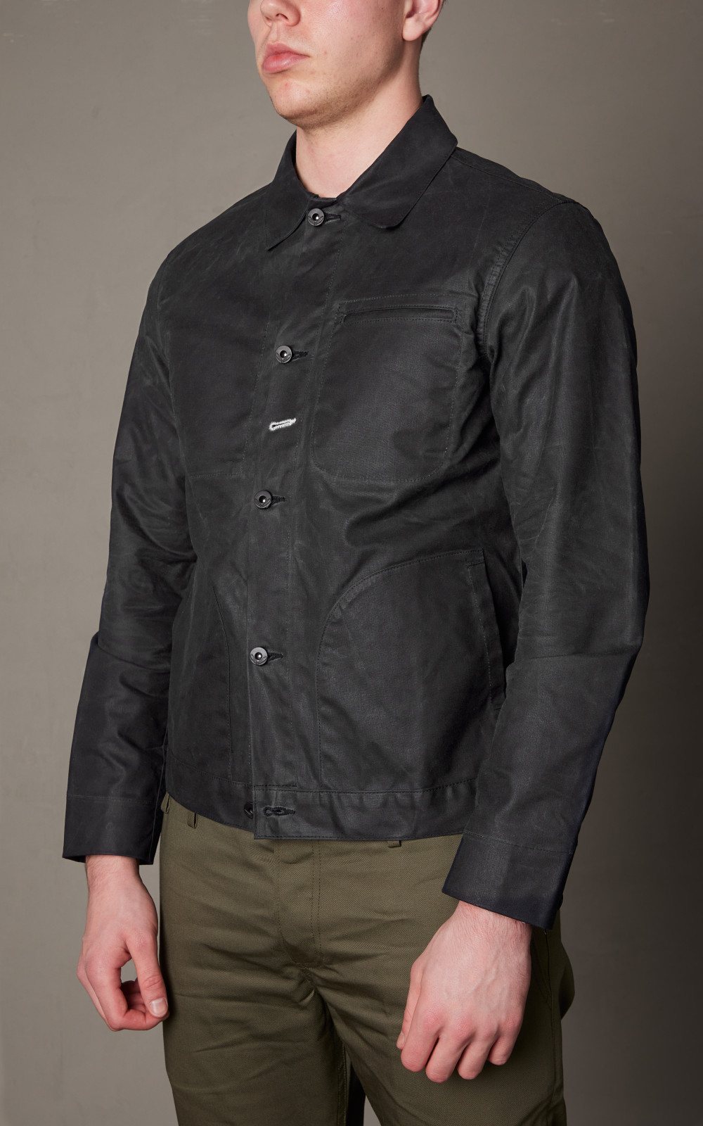 Rogue Territory Supply Jacket Waxed Canvas Ridgeline Black Rogue Territory Supply Jacket Waxed Canvas Ridgeline Black
