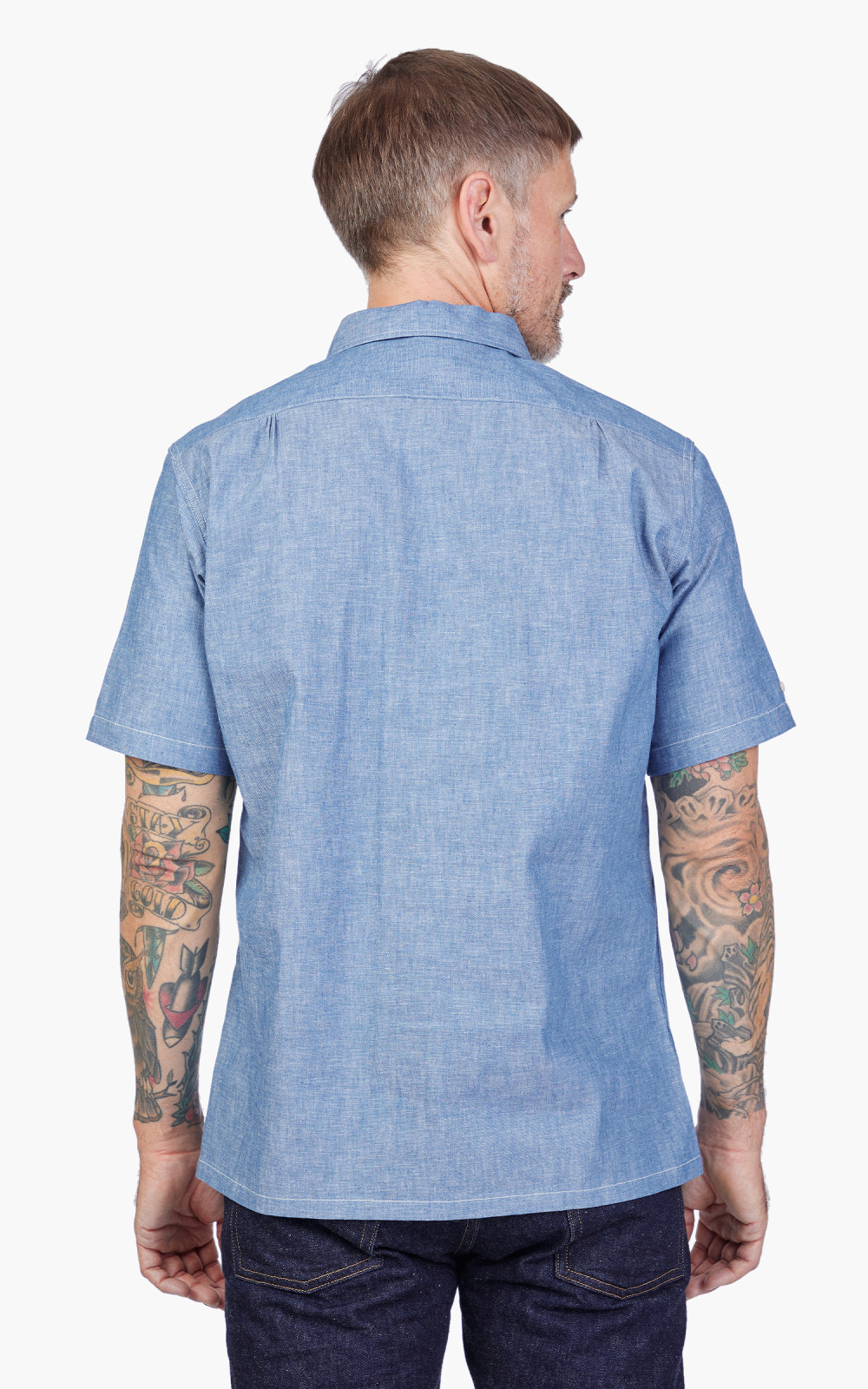 KAJA OPEN COLLAR S/S WA-RK SHIRT（KAJA OPEN COLLAR S/S WA-RK