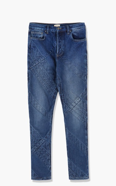 Stefan Cooke Jeans With Seam Details Denim Blue SCAW21TR1-Denim-Blue