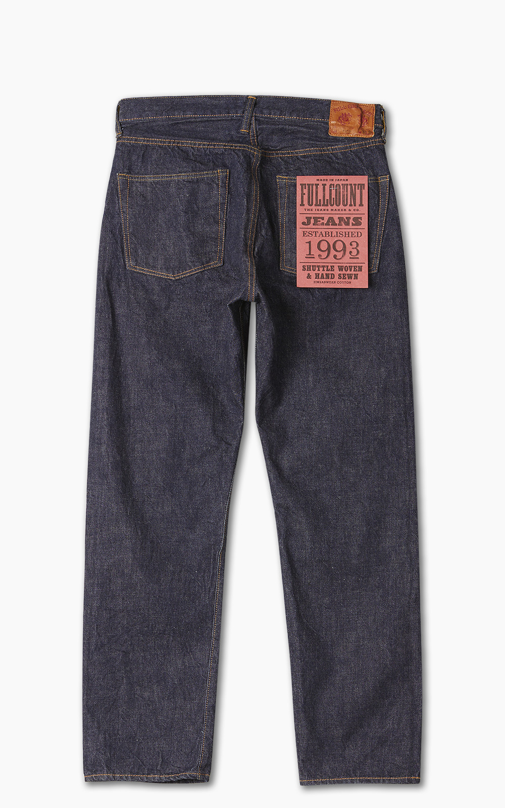 【FEPL】23SS★ COUNT WASHED DENIM FULLCOUNT_1103-Clean-Straight-