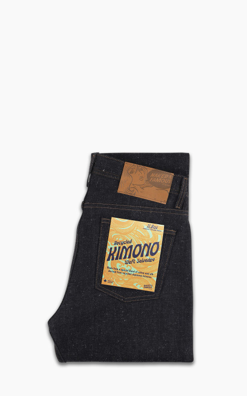 Naked & Famous Denim Weird Guy Recycled Kimono Weft Selvedge