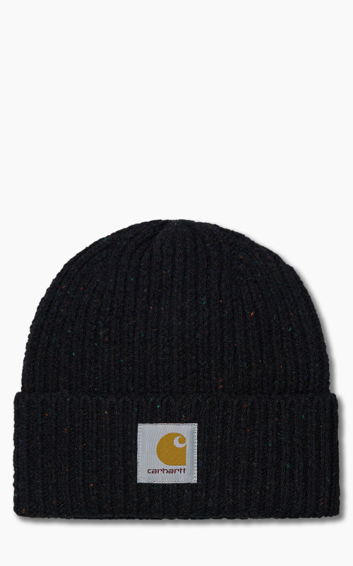 Carhartt WIP Anglistics Beanie Speckled Black