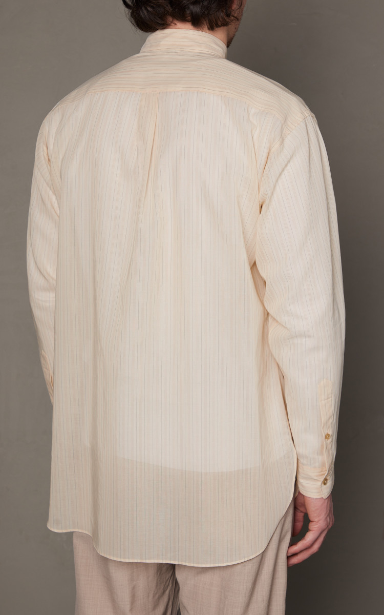 Hard Twist Finx Organdy Stripe Shirt