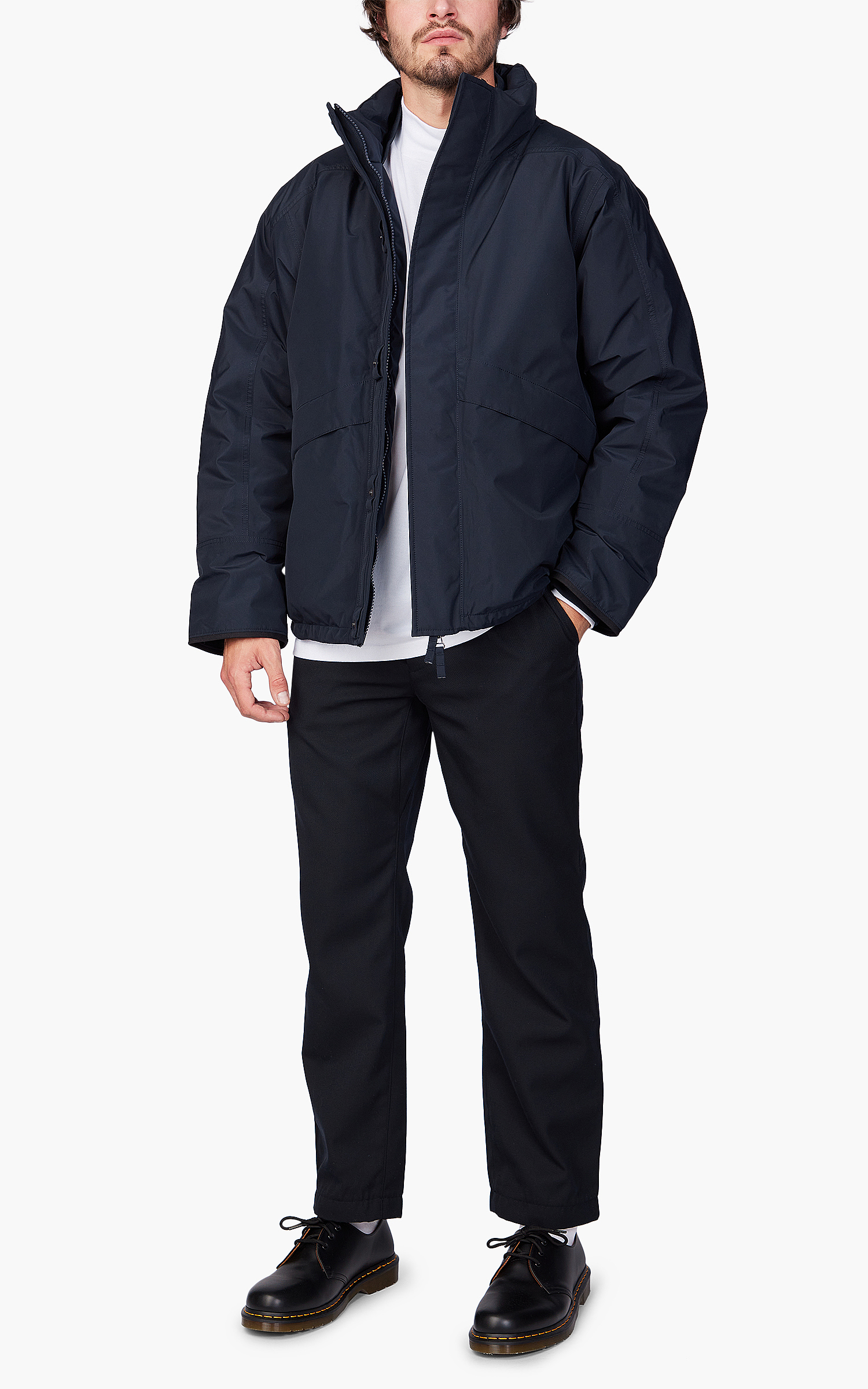 Nanamica GORE-TEX Short Down Jacket Navy | Cultizm