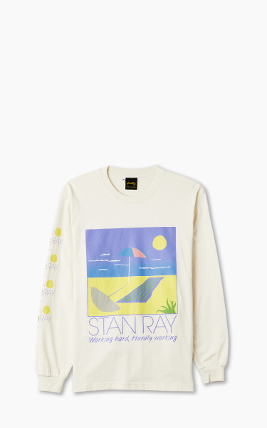 Stan Ray Hardly Working Long Sleeve T-Shirt Natural