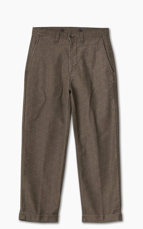 Fullcount 1128-2 Herringbone Moleskin Farmers Trouser Charcoal