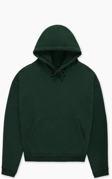 3sixteen Ultraweight French Terry Hooded Pullover Kombu Green