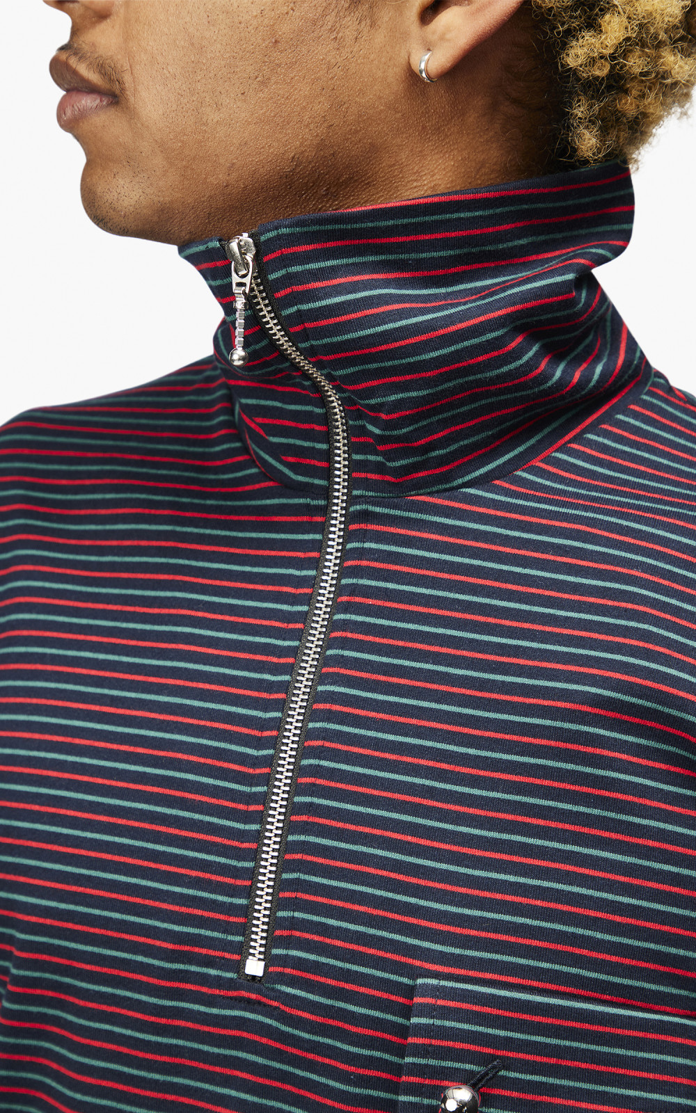 トップス wales bonner 23SS Franco Half Zip wales bonner 23SS Franco Half Zip
