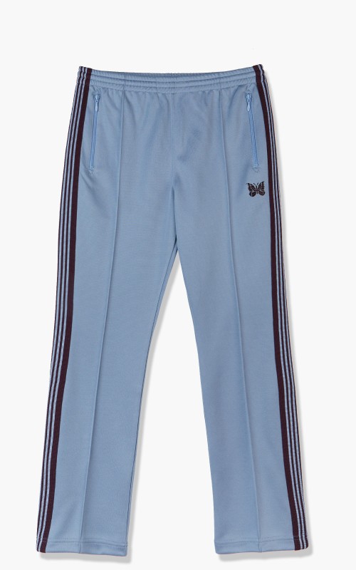 Needles Narrow Track Pant Poly Smooth Sax Blue | Cultizm