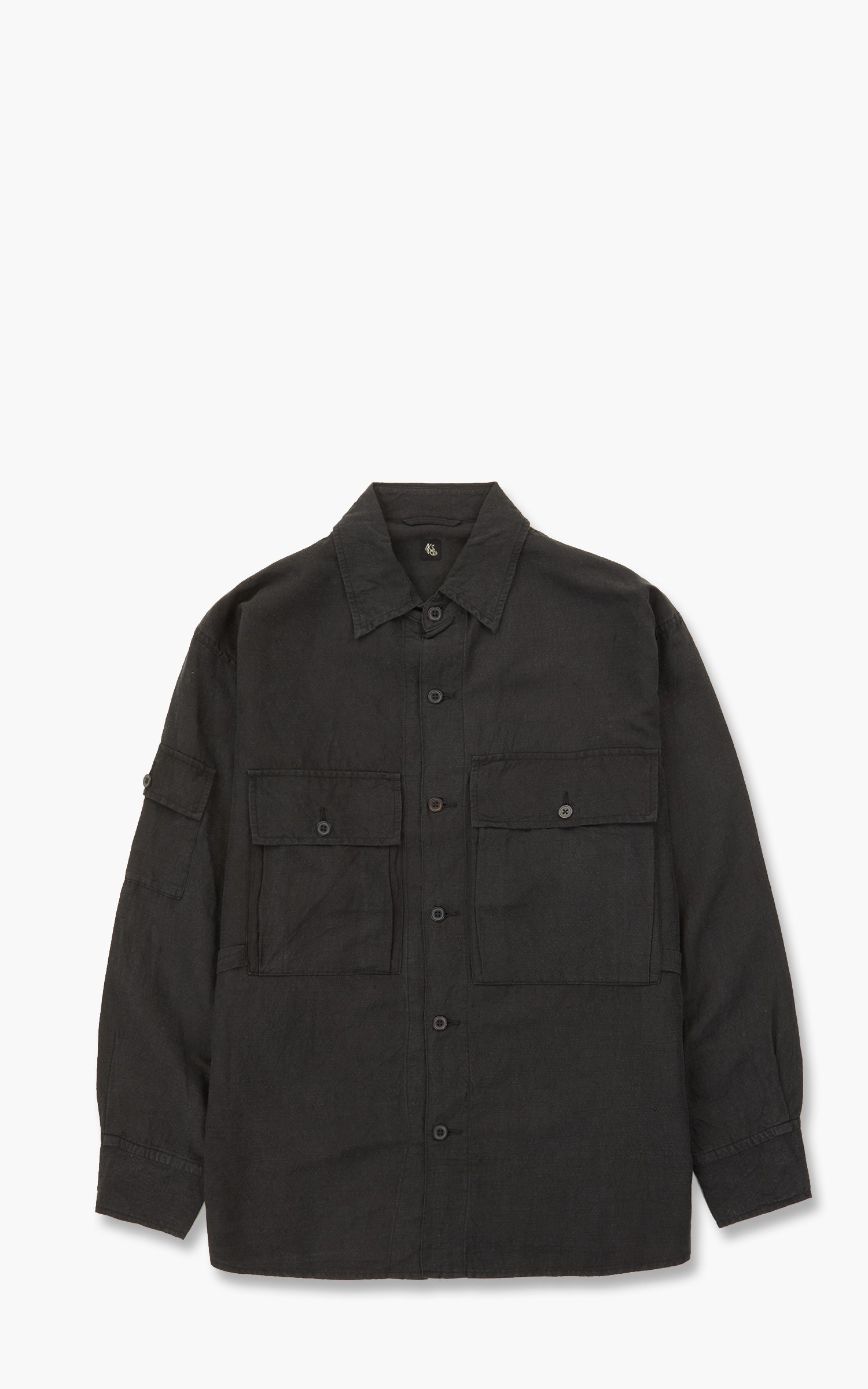 Kaptain Sunshine Field Shirt Jacket Black | Cultizm