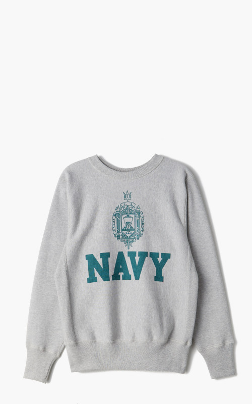 Warehouse & Co. 483 Navy Sweatshirt Heather Grey