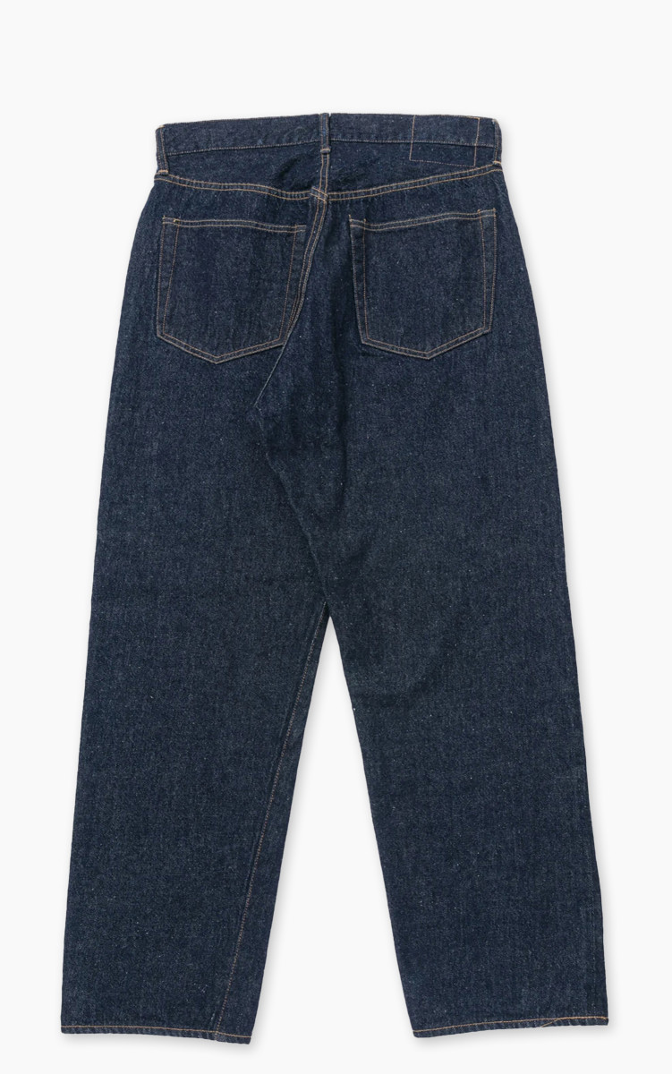 Kaptain Sunshine 5P Zipper Front Denim Pants One Wash Indigo