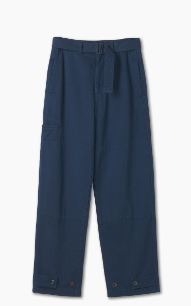 Lemaire Military Pants Garment Dyed Denim Midnight Ink