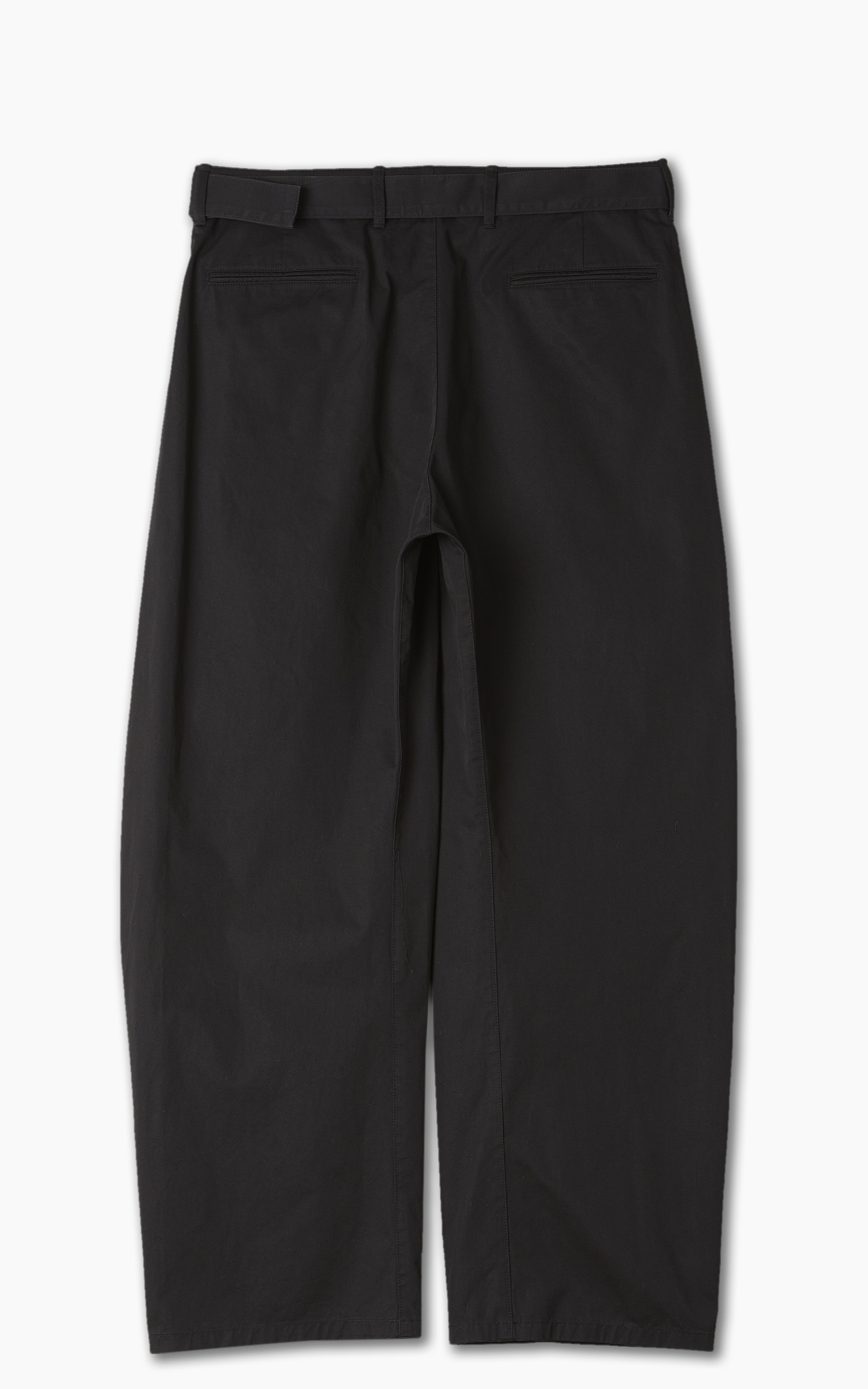 Lemaire Light Belted Twisted Pants Black | Cultizm
