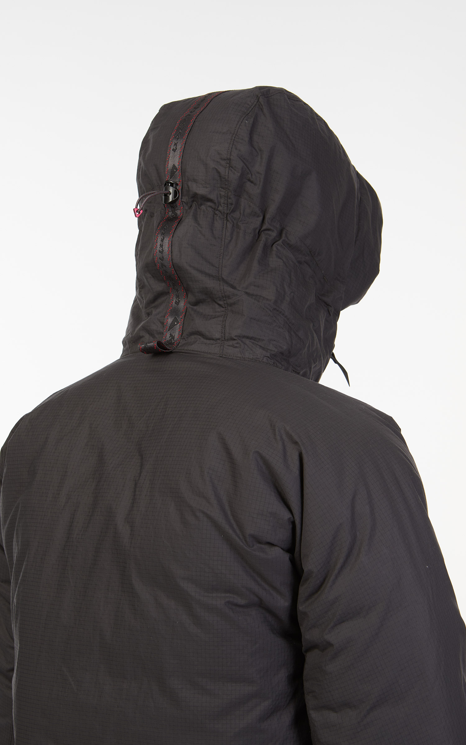 Black Farbaute cotton padded jacket, Klättermusen