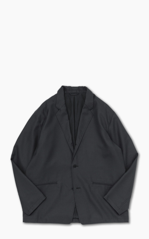 Still By Hand Relaxed Wool Jacket Ink Black