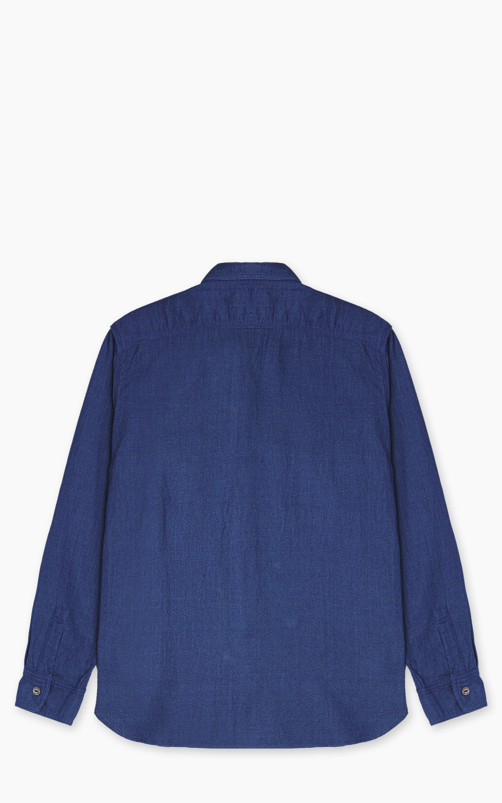 FOB Factory F3507 Indigo Gauze Work Shirt Blue | Cultizm
