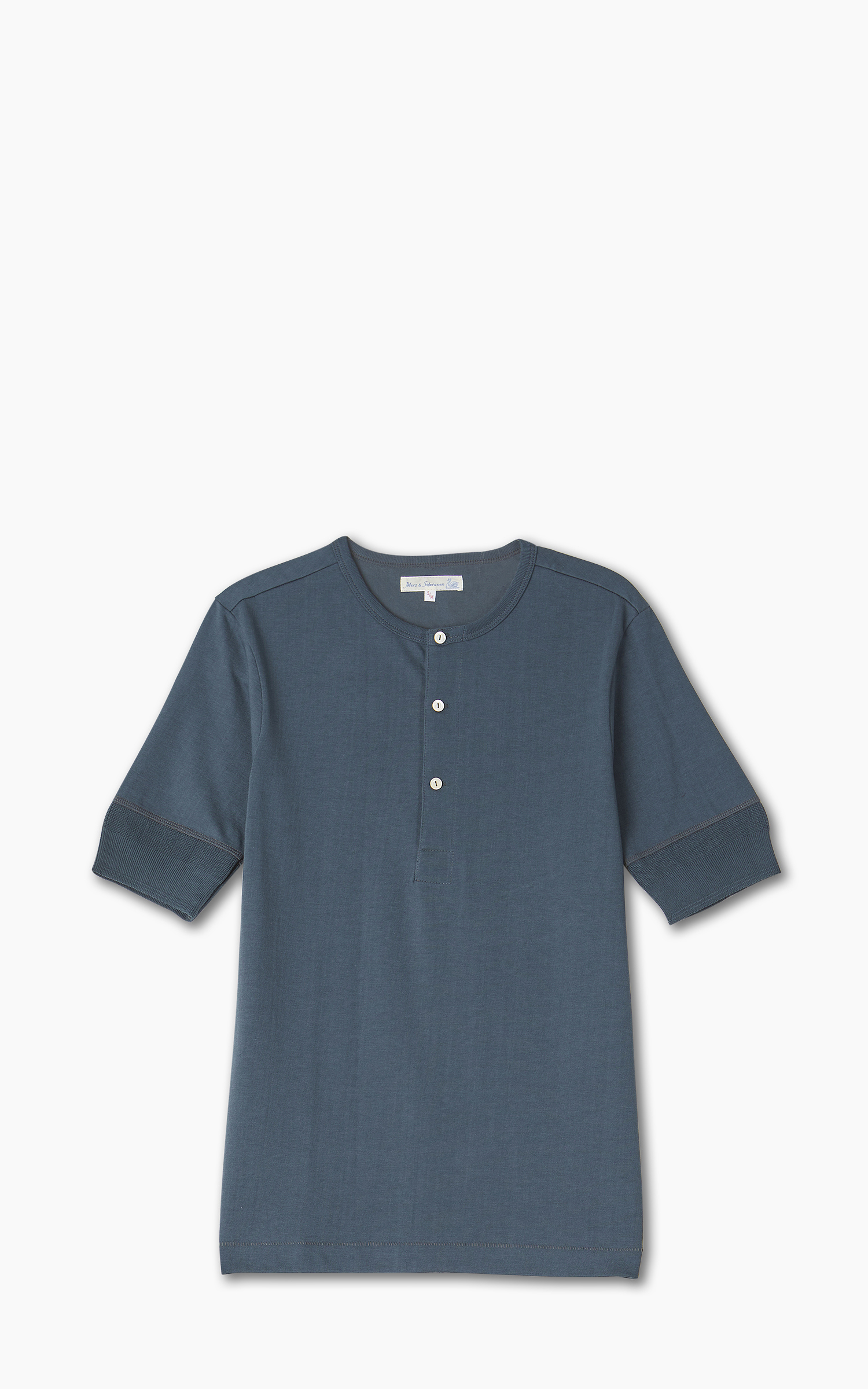 Merz b. Schwanen 207 Henley Mineral Blue | Cultizm