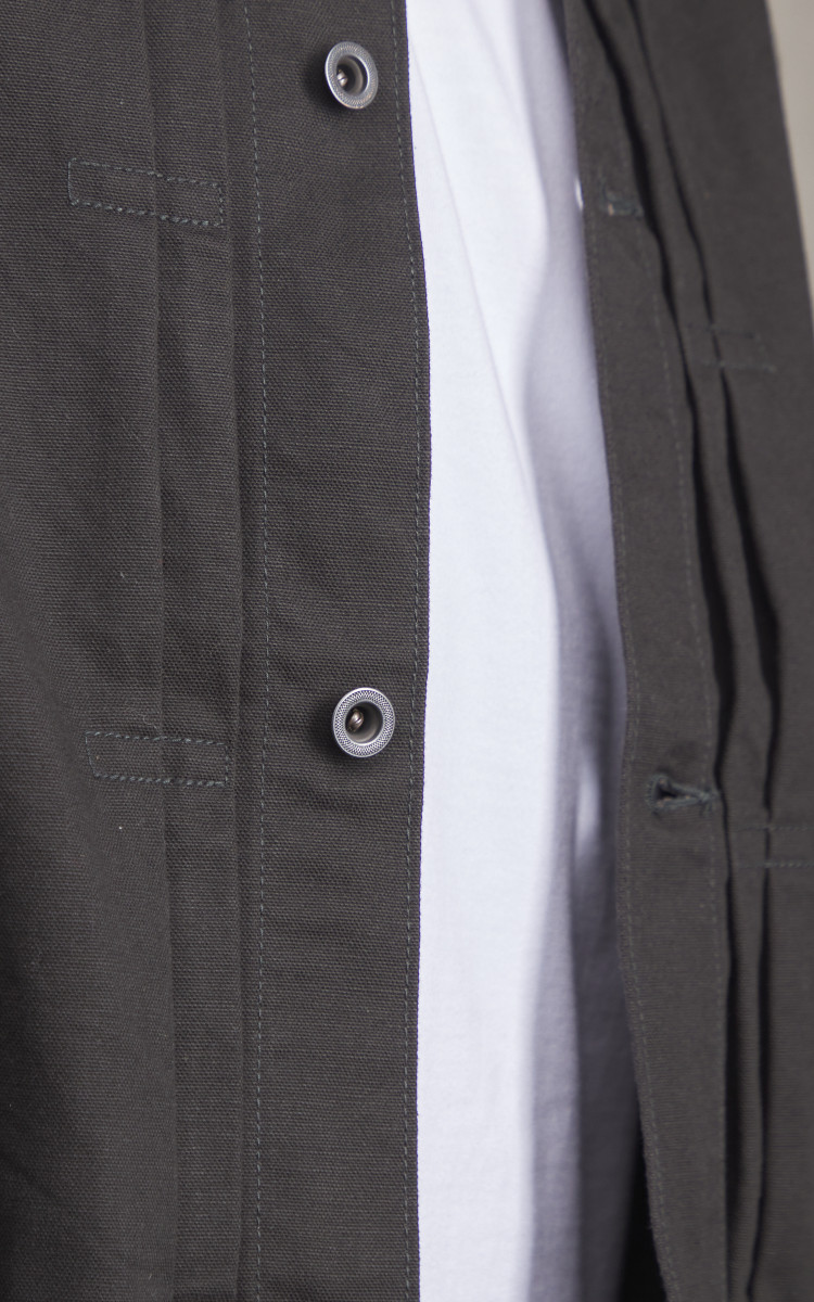 FOB Factory F2445 Cotton Duck Jacket Black | Cultizm FOB Factory F2445 Cotton Duck Jacket Black | Cultizm