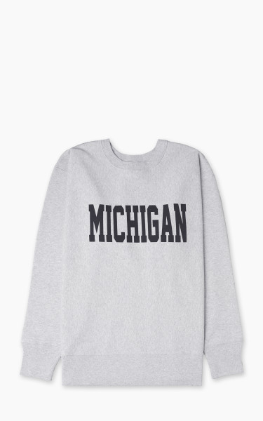 Houston U.S. Cotton R/V Sweatshirt Michigan Heather Grey