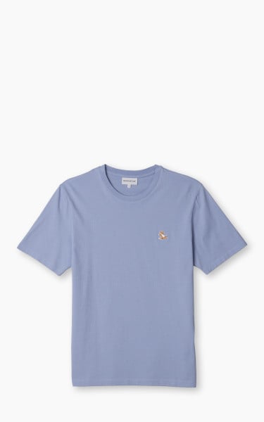 Maison Kitsuné Chillax Fox Patch Regular T-Shirt Beat Blue