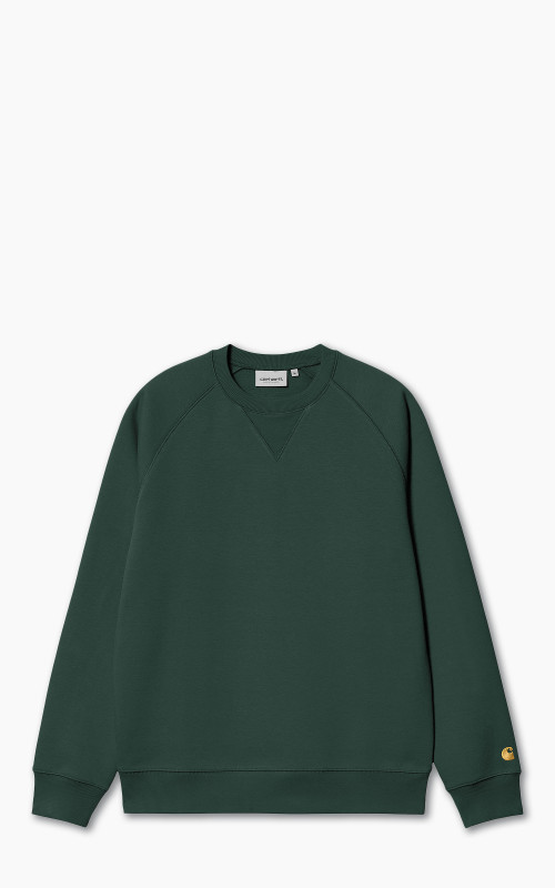 Carhartt WIP Chase Sweatshirt Discovery Green/Gold