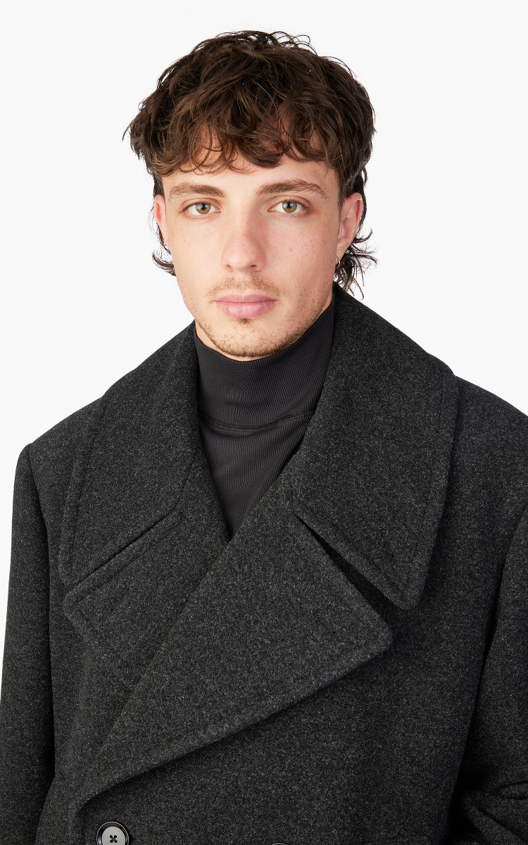 Lemaire maxi pea coat ピーコート Lemaire Maxi Pea Coat Wool Penguin | Cultizm