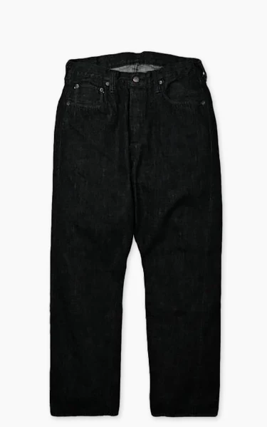 Fullcount 0105BKSS Wide Black Selvedge Super Smooth Denim Black 11.5oz