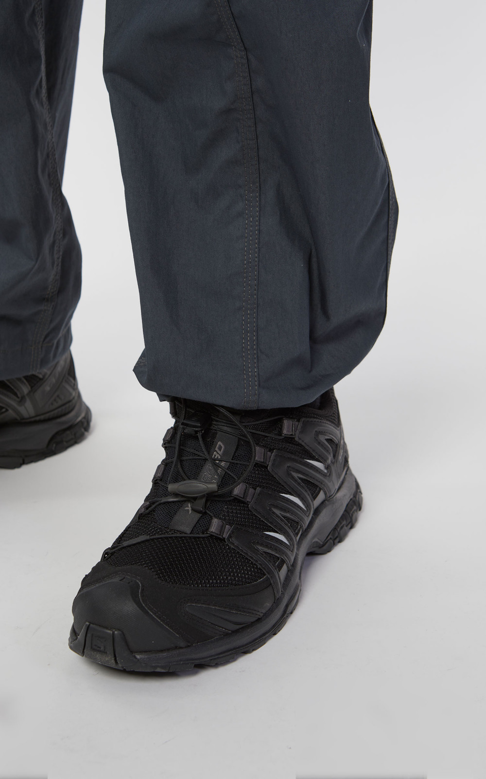 South2 West8 Belted C.S. Pant C/N Gabardine Charcoal | Cultizm