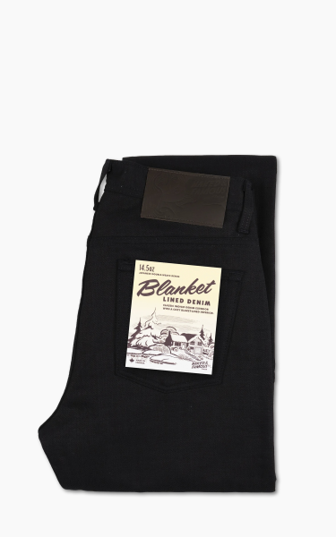 Naked &amp; Famous Denim Weird Guy Blanket Lined Denim Indigo