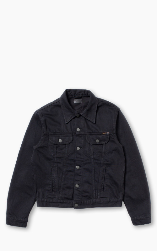 Nudie Jeans Danny Smooth Rinse Denim Jacket Black