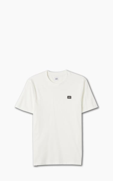 C.P. Company 30/1 Label Logo T-Shirt Gauze White