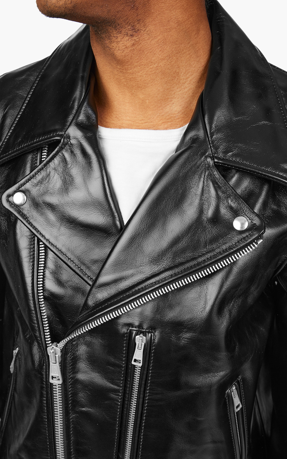 Our Legacy Hellraiser Leather Jacket Aamon Black | Cultizm