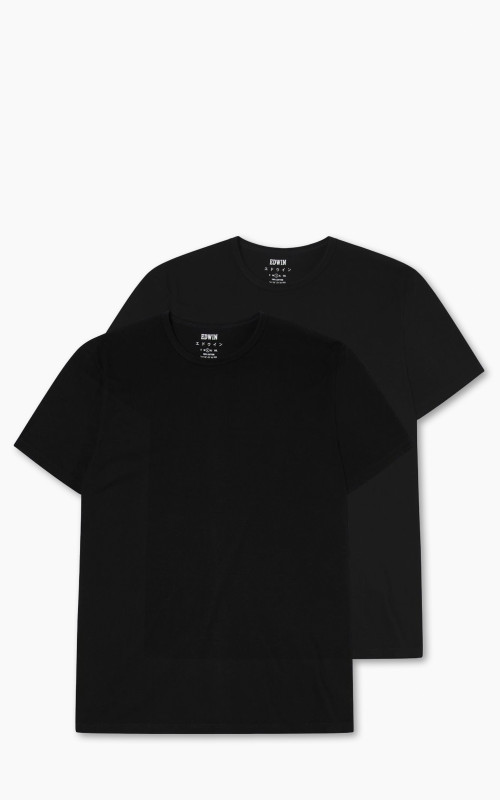 Edwin 2-Pack Tee Black