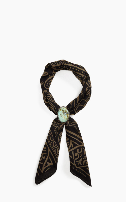 RRL Bandana Slider Set Black Multi/Turquoise