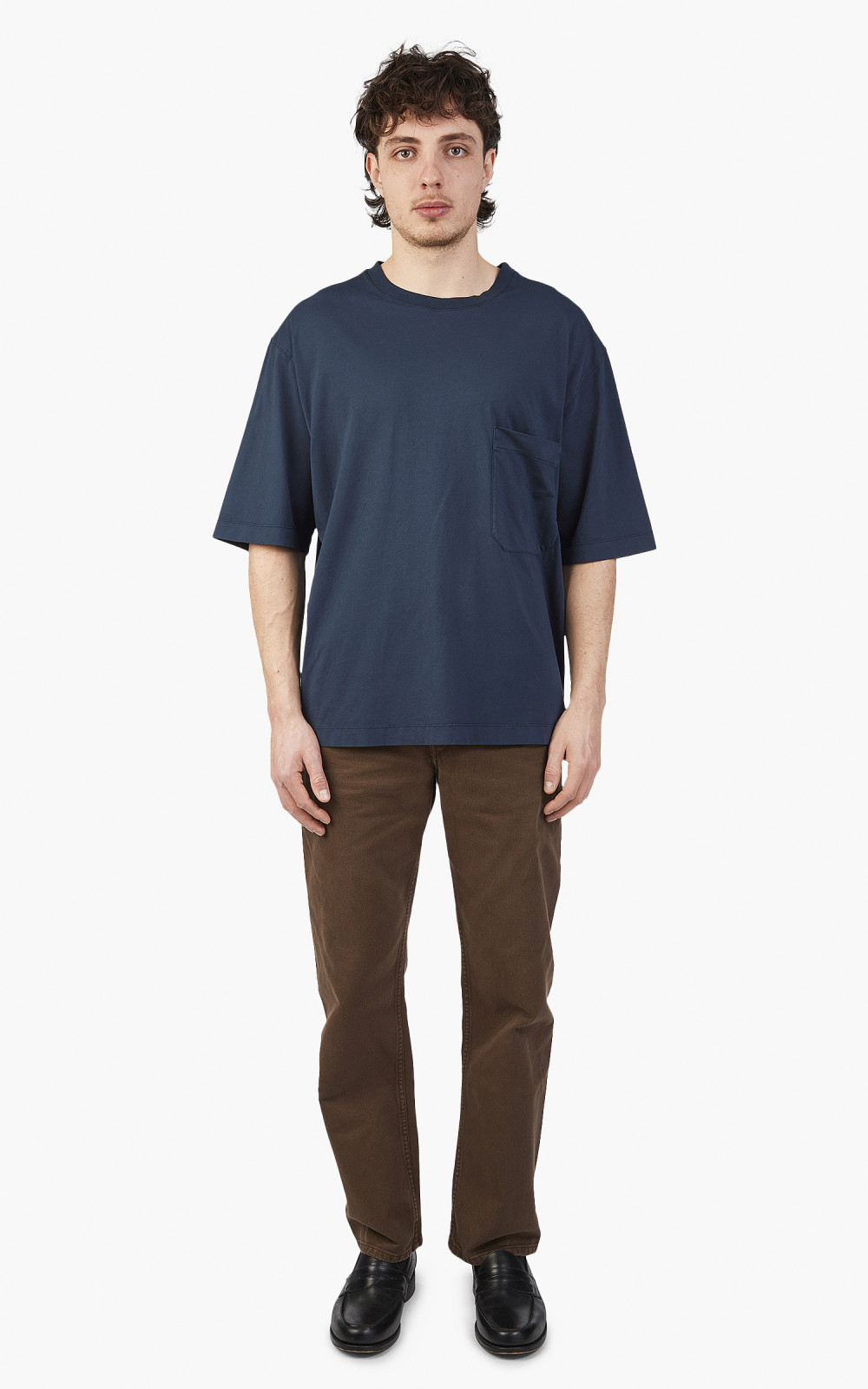 Lemaire Short Sleeve T-Shirt Dark Sapphire | Cultizm