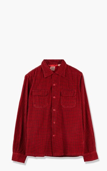 Levi&#039;s® Vintage Clothing Deluxe Shirt Houndtooth Red