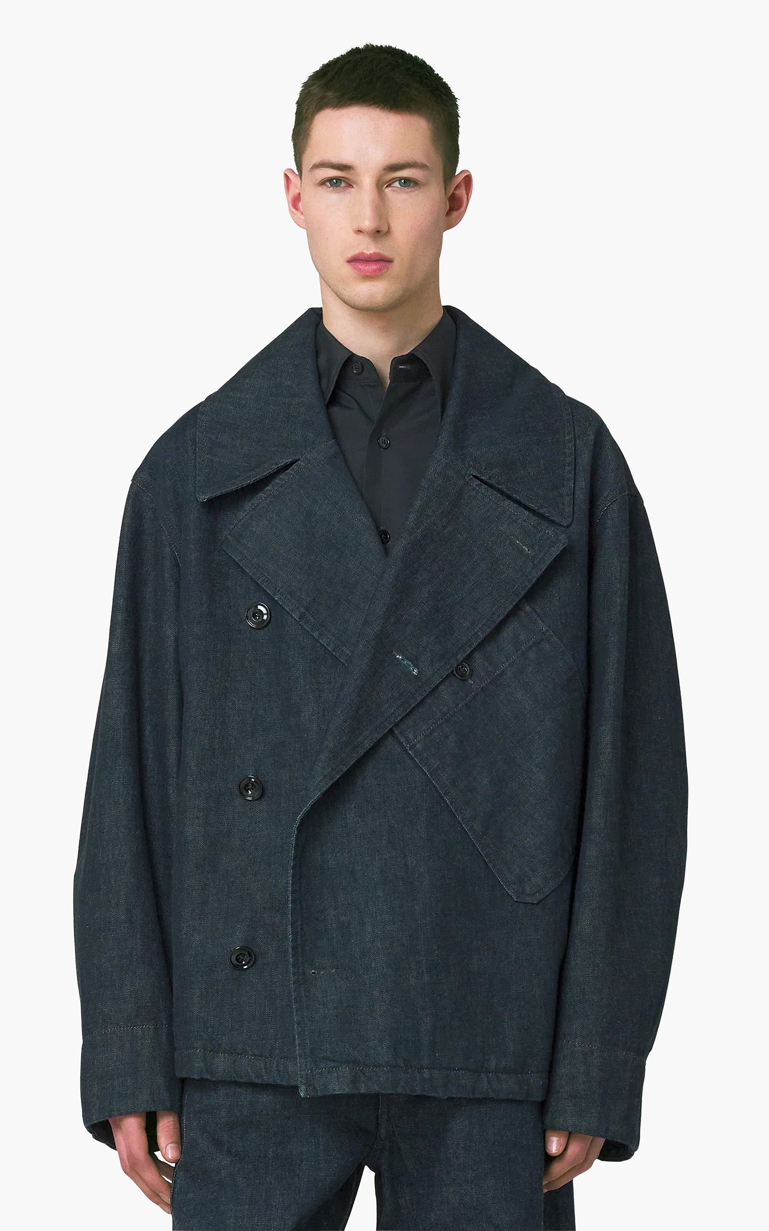 Lemaire Dispatch Jacket Indigo Denim | Cultizm