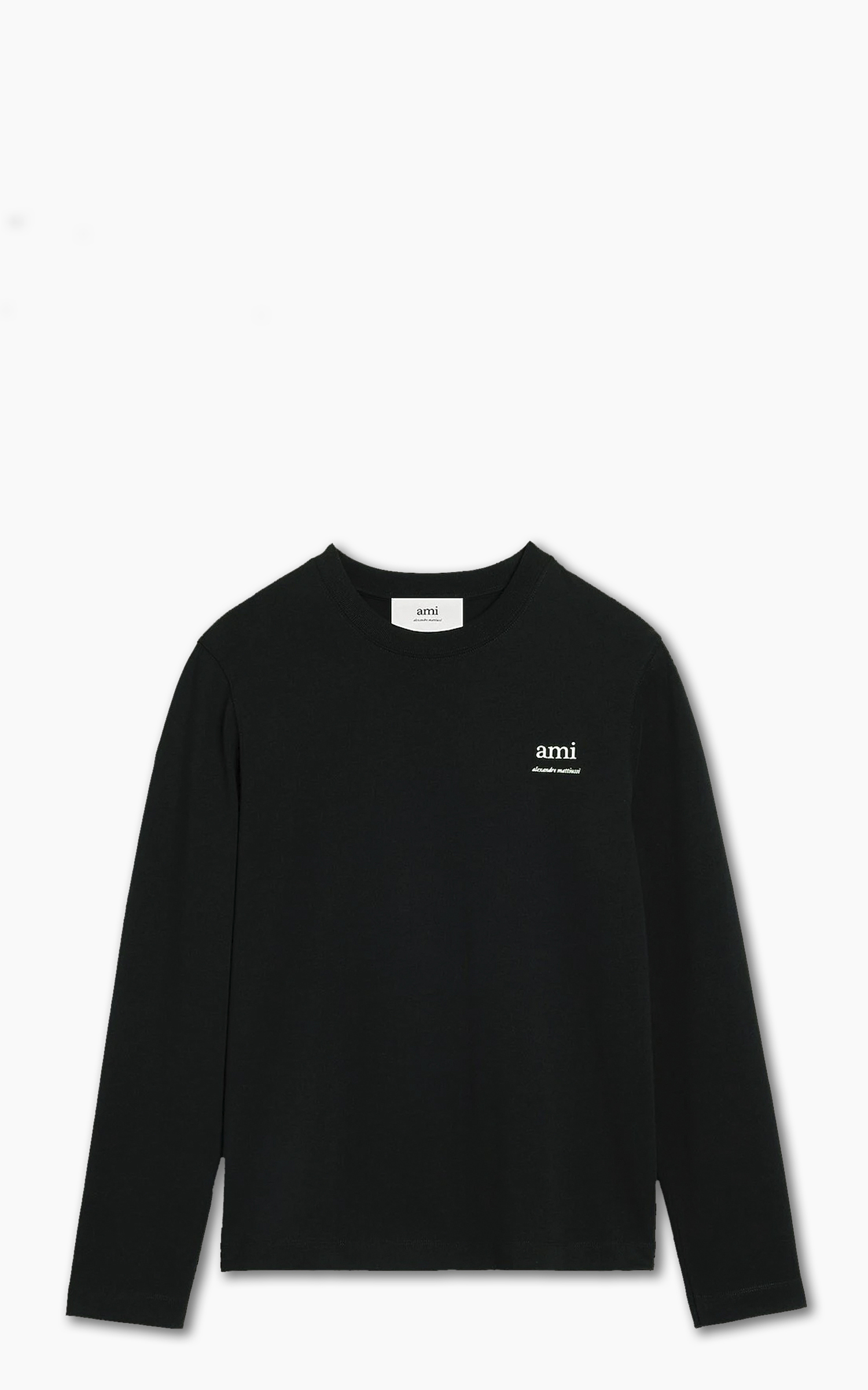 AMI Paris Ami Alexandre Mattiussi Long Sleeve T-Shirt Black AMI Paris Ami Alexandre Mattiussi Long Sleeve T-Shirt Black