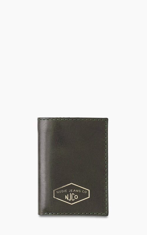 Nudie Jeans Hagdahl Wallet New Logo Racing Green