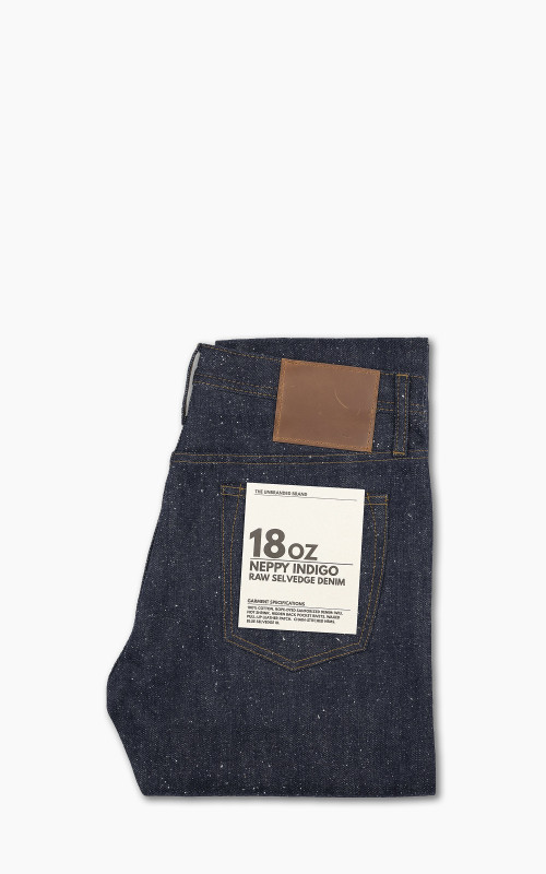 The Unbranded Brand UB243 Tapered Fit Heavyweight Neppy Selvedge 18oz