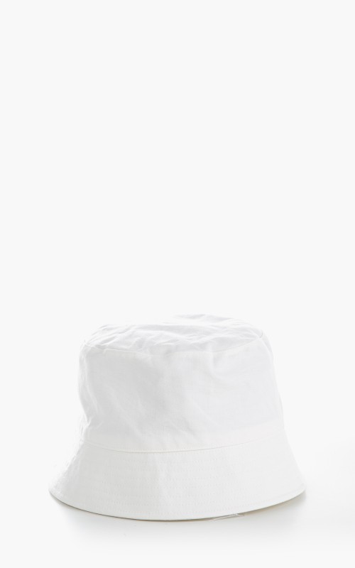 Kijima Takayuki No. 211107 Cotton Bucket Hat White