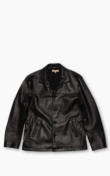 Nudie Jeans Ferry Leather Jacket Black