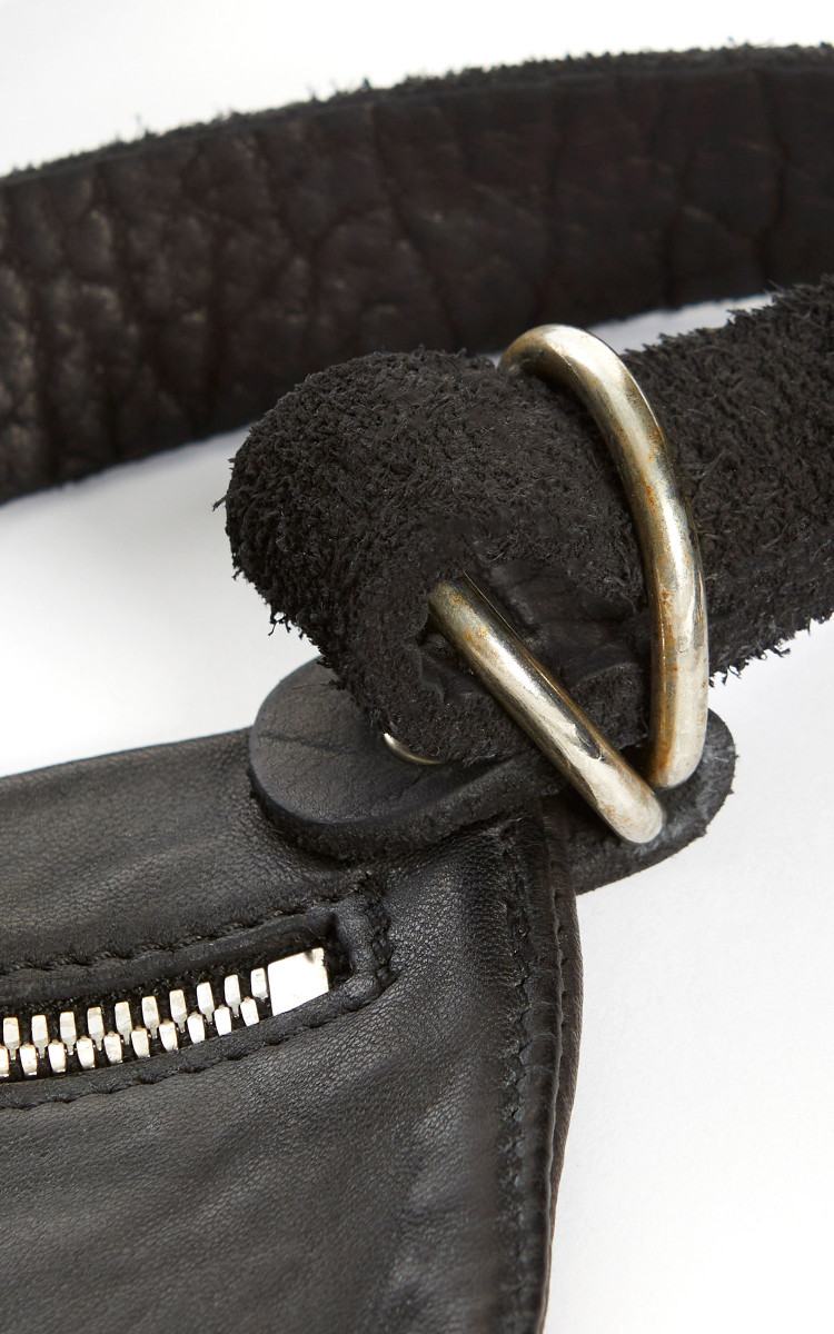 Guidi Q100 Belt Bag Soft Horse Full Grain Black | Cultizm
